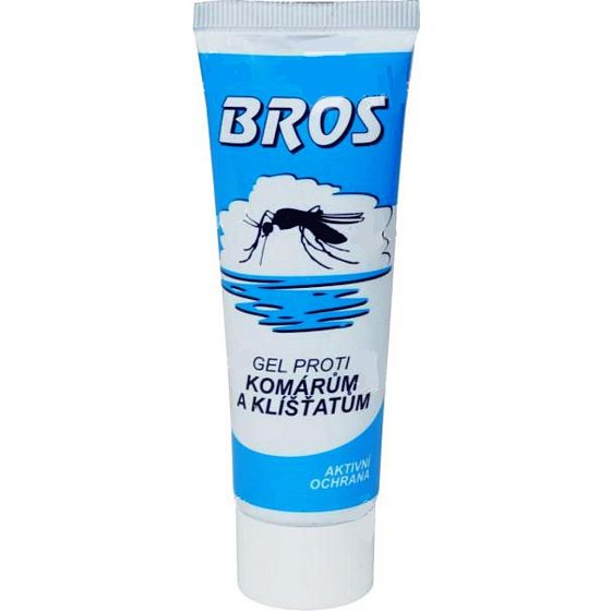 Bros Repelent proti komárům a klíšťatům gel 50 ml