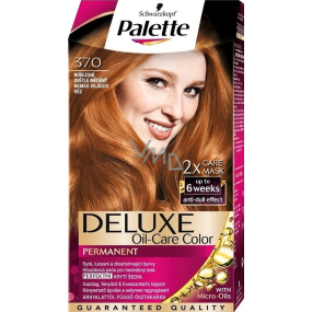 Schwarzkopf Palette Deluxe barva na vlasy 370 Noblesní světle měděná 115 ml