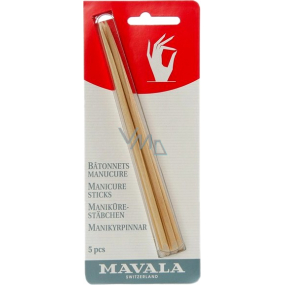 Mavala Manicure Sticks Pomerančové dřívko na zatlačení nehtové kůžičky 5 kusů