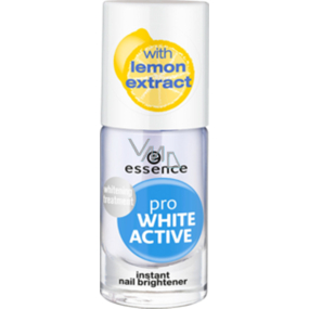 Essence Pro White Active lak na nehty 8 ml