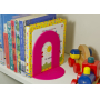 If Book End Singles Zarážka na knihy Růžová 124 x 3 x 207 mm