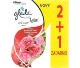 Glade One Touch Svůdná pivoňka a Višeň mini sprej náhradní náplň osvěžovač vzduchu 3 x 10 ml