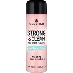 Essence Strong & Clean Nail Polish Remover odlakovač na nehty 01 100 ml