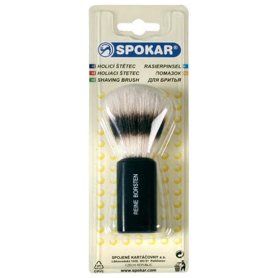 Spokar Štětec holicí, štětina - imitace jezevčího vlasu 8314 / 156 / P