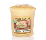 Yankee Candle Vanilla Cupcake - Vanilkový košíček vonná svíčka votivní 49 g