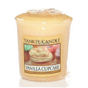 Yankee Candle Vanilla Cupcake - Vanilkový košíček vonná svíčka votivní 49 g