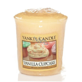 Yankee Candle Vanilla Cupcake - Vanilkový košíček vonná svíčka votivní 49 g