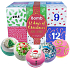 Bomb Cosmetics 12 dnů do Vánoc Adventní kalendář 12 svátečních dnů mix balistiků s vánoční tématikou 12 x 160 g, kosmetická sada