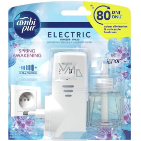 Ambi Pur Electric Lenor Spring Awakening osvěžovač vzduchu elektrický odpařovací strojek a náhradní náplň 20 ml