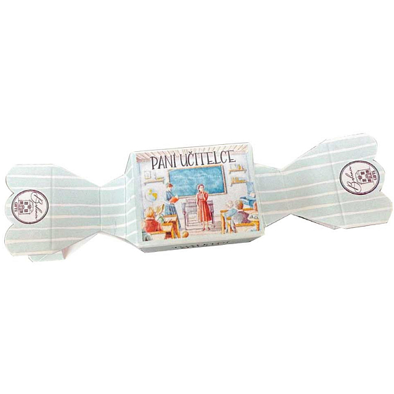 Bohemia Gifts Paní učitelce ručně vyráběné toaletní mýdlo s glycerinem bonbon 30 g