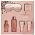 Grace Cole Vanilka & Mandle pěna do koupele 250 ml + tělová mlha 100 ml + krém na ruce 50 ml + tělový krém 50 ml + perličky do koupele 80 g + maska na oči, kosmetická sada pro ženy