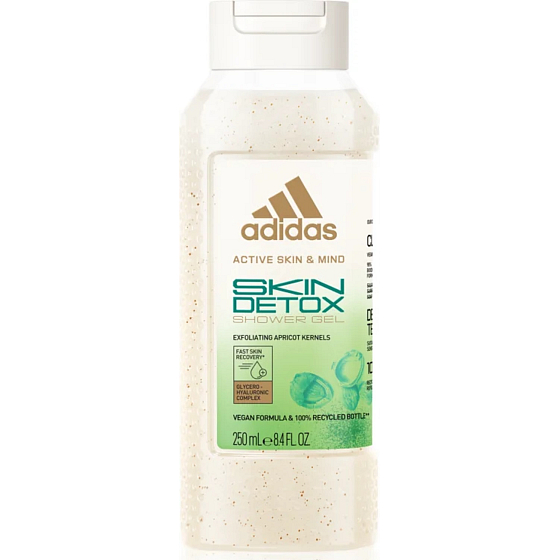 Adidas Skin Detox sprchový gel s meruňkovými pecičkami pro ženy 250 ml