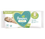 Pampers Sensitive vlhčené ubrousky pro děti 52 kusů