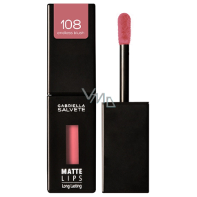 Gabriella Salvete Matte Lips Long Lasting matná tekutá rtěnka 108 Endless Blush 4,5 ml