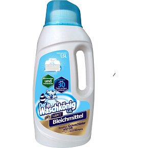 Waschkonig bělidlo a odstraňovač skvrn Bleichmittel Oxy Kraft tekuté, 1500 ml Waschkonig bělidlo a odstraňovač skvrn Bleichmittel Oxy Kraft tekuté, 1500 ml