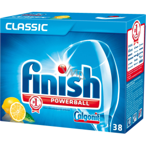 Calgonit Finish Classic Pre-soaking Aciton Lemon tablety do myčky 38 kusů