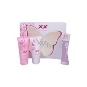 Mexx XX Very Nice toaletní voda 20 ml + sprchový gel + tělové mléko, dárková sada