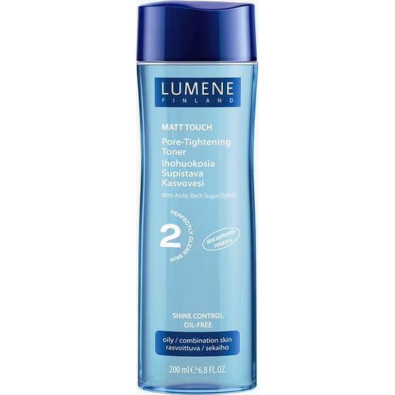 Lumene Cleansing Matt Touch Balancing Toner čistí póry do hloubky 200 ml