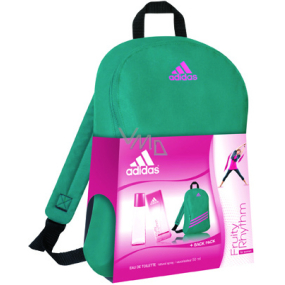 Adidas Fruity Rhythm toaletní voda 50 ml + batoh, pro ženy dárková sada