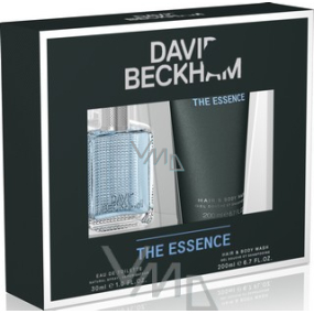 David Beckham The Essence toaletní voda 30 ml + sprchový gel 200 ml, dárková sada