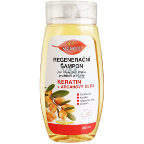 Bione Cosmetics Keratin & Arganový olej regenerační šampon 260 ml