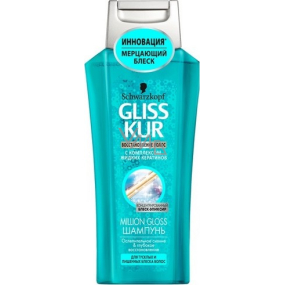 Gliss Kur Million Gloss regenerační šampon na vlasy 250 ml