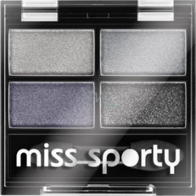 Miss Sporty Studio Colour Quattro oční stíny 401 Smoky Blue Eyes 3,2 g