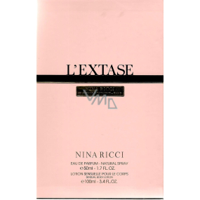 Nina Ricci L Extase parfémovaná voda 50 ml + tělové mléko 100 ml, dárková sada