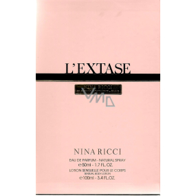 Nina Ricci L Extase parfémovaná voda 50 ml + tělové mléko 100 ml, dárková sada