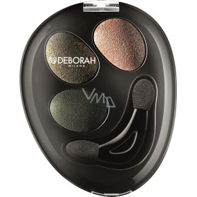 Deborah Milano Trio Hi-Tech Eyeshadow oční stíny 07 Green Chic 4,2 g