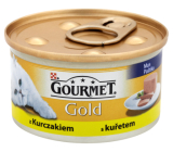 Gourmet Gold Cat Kuřecí jemná konzerva pro dospělé kočky 85 g