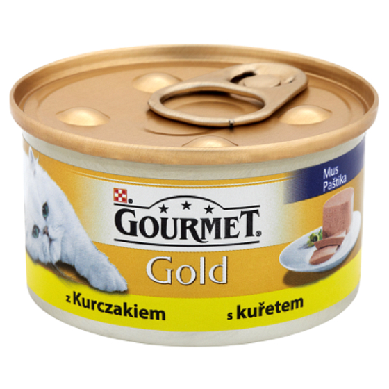 Gourmet Gold Cat Kuřecí jemná konzerva pro dospělé kočky 85 g