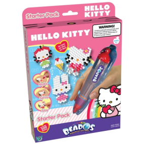 Ep Line Bindeez Hello Kitty Starter Pack kouzelné korálky 500 korálků, doporučený věk 4+