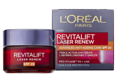 Loreal Paris Revitalift Laser Renew Advanced Anti-Ageing Care SPF 20 denní krém pro korekci vrásek 50 ml