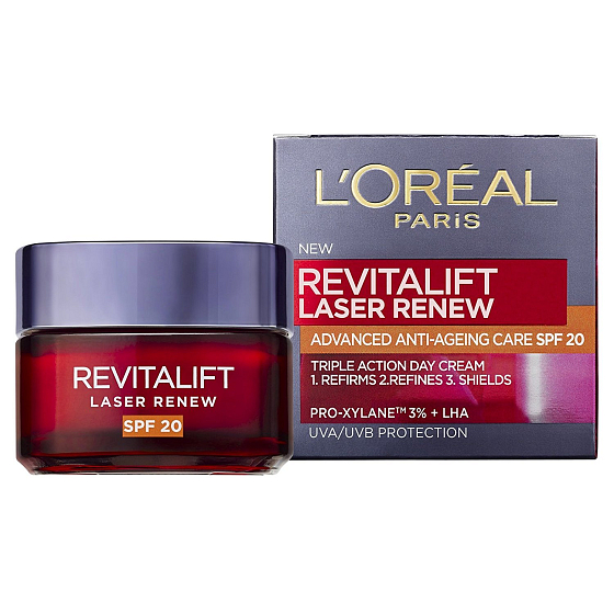 Loreal Paris Revitalift Laser Renew Advanced Anti-Ageing Care SPF 20 denní krém pro korekci vrásek 50 ml