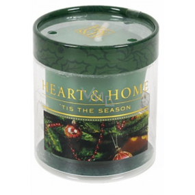 Heart & Home Vůně vánočního stromečku Sojová vonná svíčka bez obalu hoří až 15 hodin 53 g