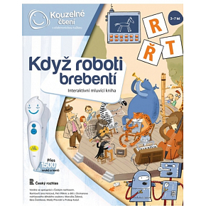 Albi Kouzelné čtení interaktivní mluvící kniha Když roboti brebentí, věk 3+