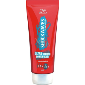 Wella Shockwaves Ultra Strong Power Hold gel na vlasy 200 ml