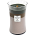 WoodWick Trilogy Cozy Cabin - Útulný srub vonná svíčka s dřevěným knotem a víčkem sklo velká 609,5 g