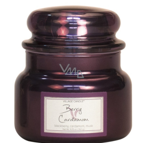 Village Candle Lesní ovoce a kardamom - Berry Cardamom vonná svíčka ve skle 2 knoty 262 g