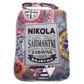 Albi Skládací taška na zip do kabelky se jménem Nikola 42 x 41 x 11 cm