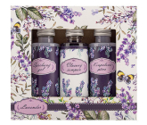 Bohemia Gifts Levandule sprchový gel 50 ml + šampon 50 ml + pěna 50 ml, kosmetická sada