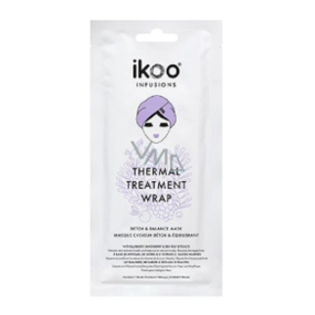 Ikoo Thermal Treatment Wrap Detox & Balance Termální maska v čepici pro detoxikaci a revitalizaci vlasů 1 kus