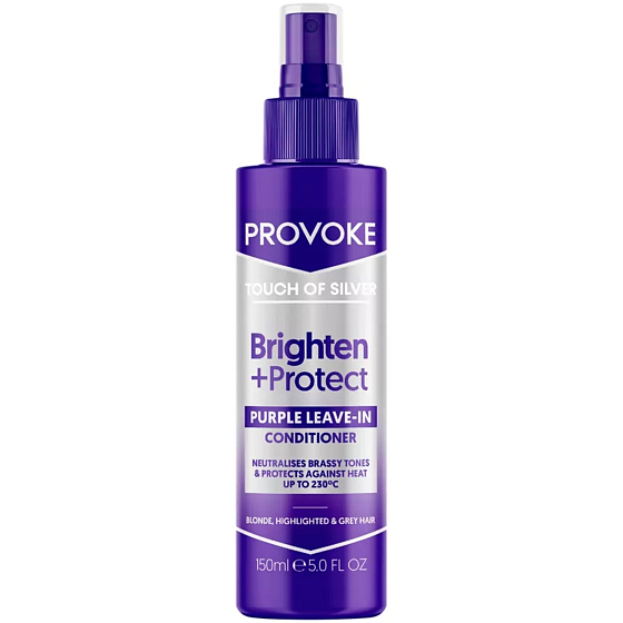 Pro:Voke Touch of Silver Brighten +Protect bezoplachový kondicionér ve spreji na blond a šedivé vlasy 150 ml