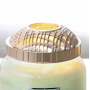 Yankee Candle Claridge Gold Punched Metal prstenec ozdobný kovový na střední a velké vonné svíčky Classic 8,5 x 3 cm