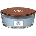 WoodWick Seaside Neroli - Pobřežní neroli vonná svíčka s dřevěným širokým knotem a víčkem sklo loď 453 g