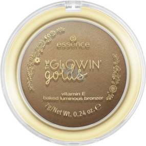 Essence The Glowin' Golds Vitamin E Baked Luminous Bronzer bronzer 02 Good As Gold 7 g