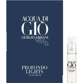 Giorgio Armani Acqua di Gio Profondo Lights parfémovaná voda pro muže 1,2 ml s rozprašovačem, vialka