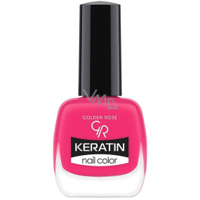 Golden Rose Keratin Nail Color lak na nehty 31 Bright Pink 10,5 ml