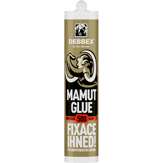 Den Braven Mamut Glue High Tack univerzální montážní lepidlo, šedé, 290 ml